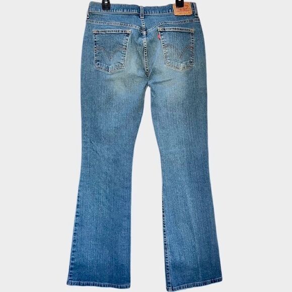 Levi’s 515 Vintage Nouveau Bootcut Jeans in Blue Wash Women’s 10 - Picture 4 of 8